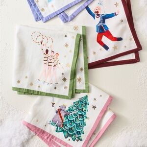 Anthropologie x New York City Ballet Nutcracker Napkins